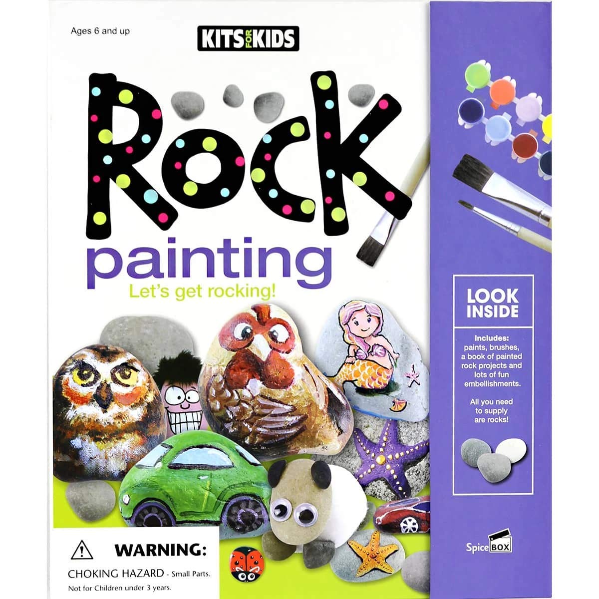 Spicebox Product Development Ltd Rock Painting: Let's Get Rocking - 1739