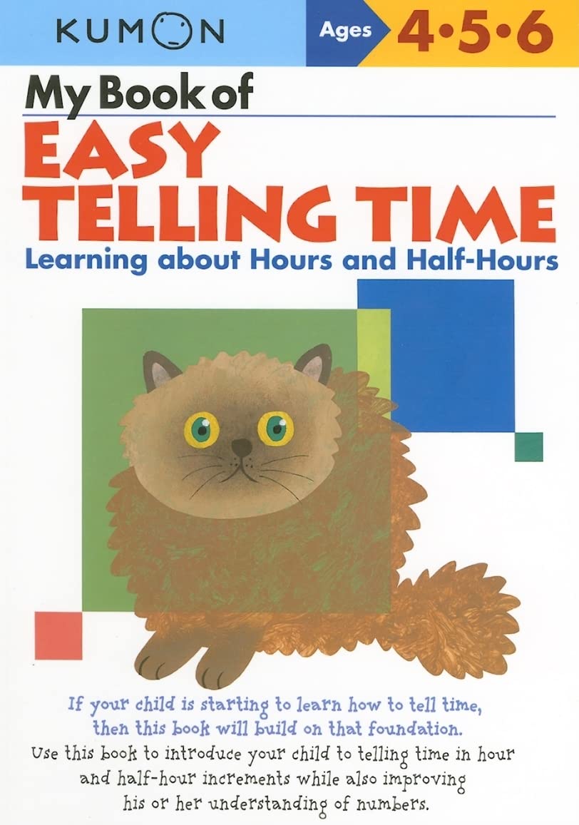 My Book of Easy Telling Time: Learning about Hours and Half-Hours - 5594