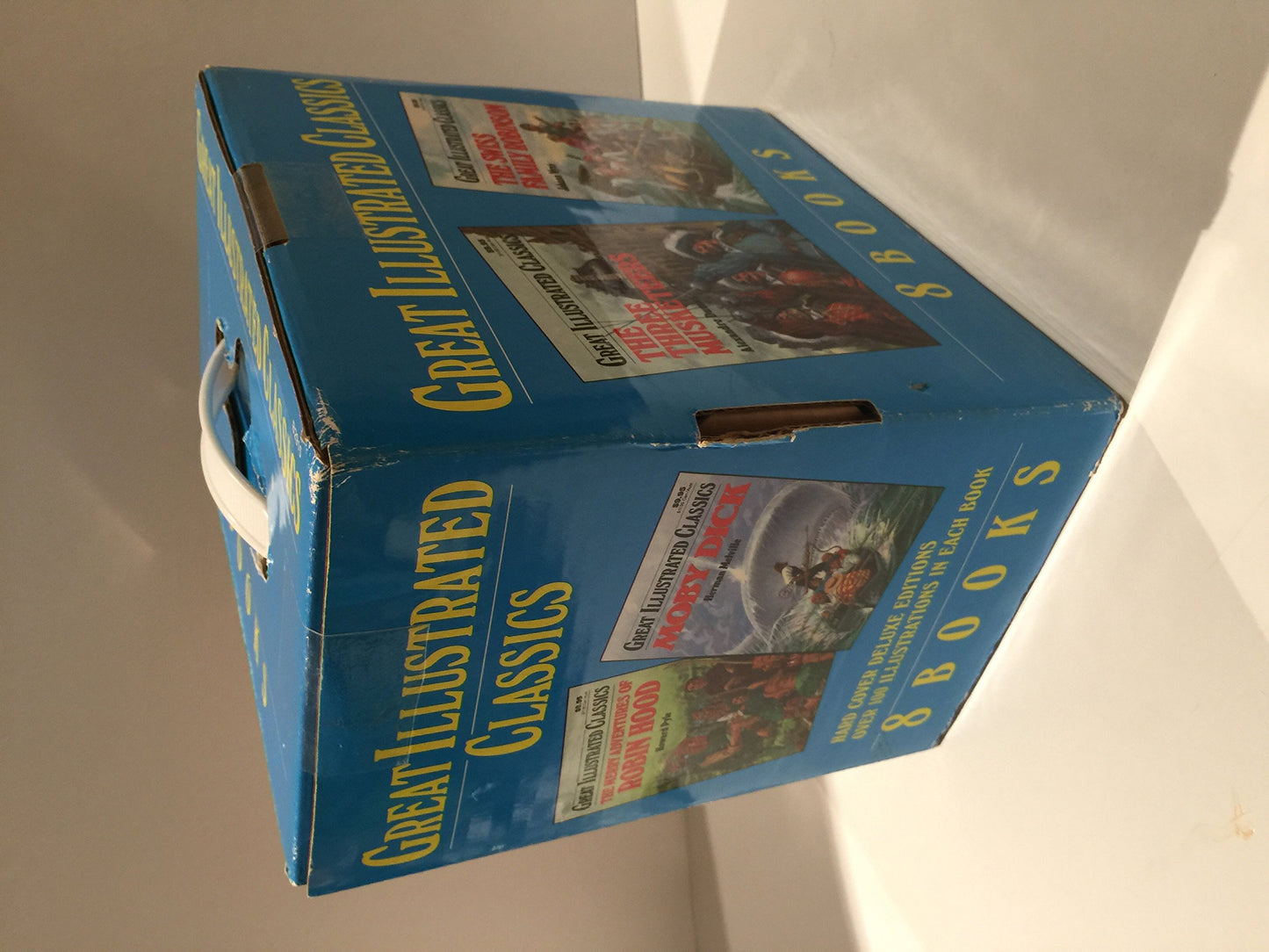 Great Illustrated Classics - 8 Book Set - Black Beauty, Treasure Island, David Copperfield, The Jungle Book, The Hunchback of Notre Dame, Ivanhoe, White Fang, Tales of Mystery and Terror - 2413