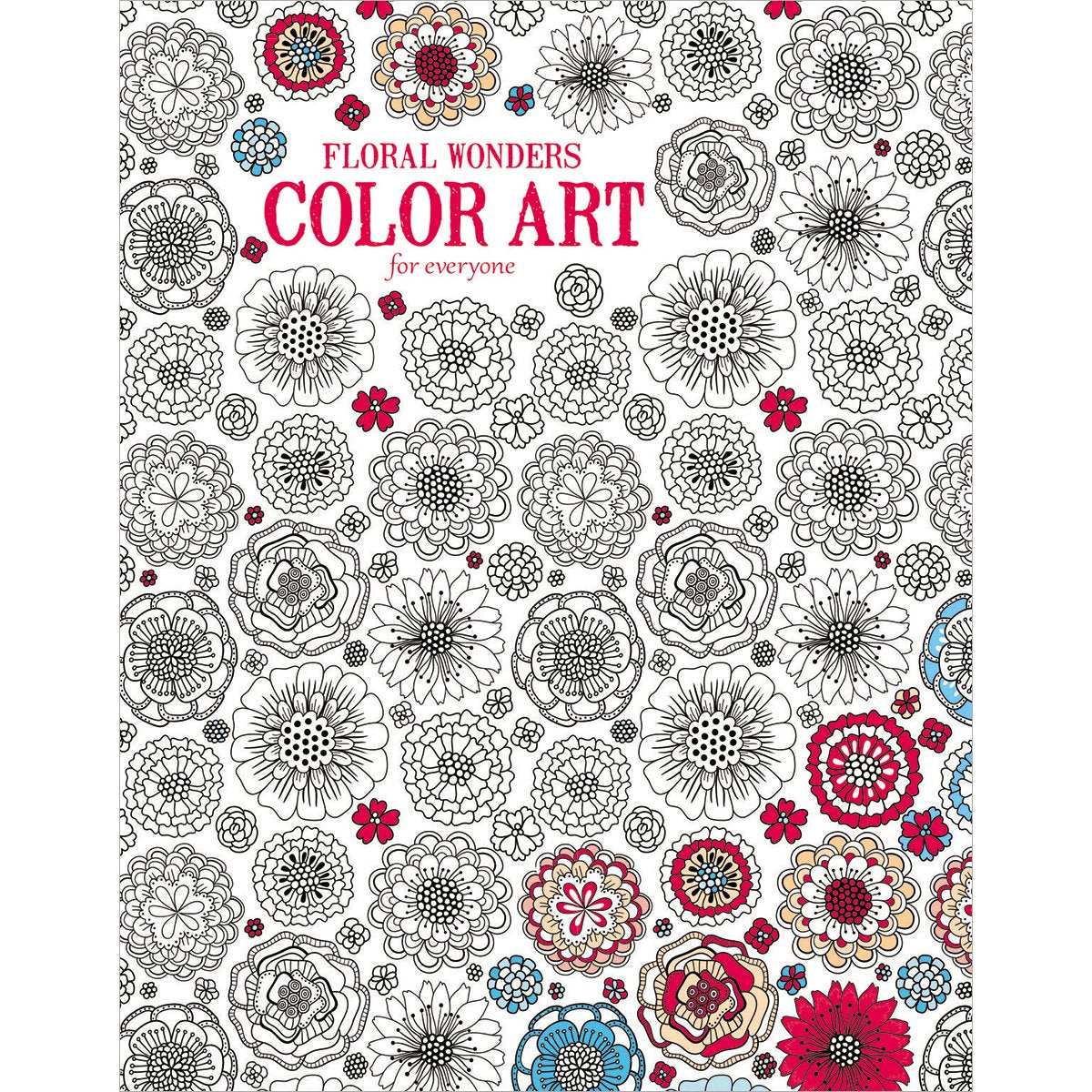 LolliZ Leisure Arts 6706 Floral Wonders Coloring Book - 1730