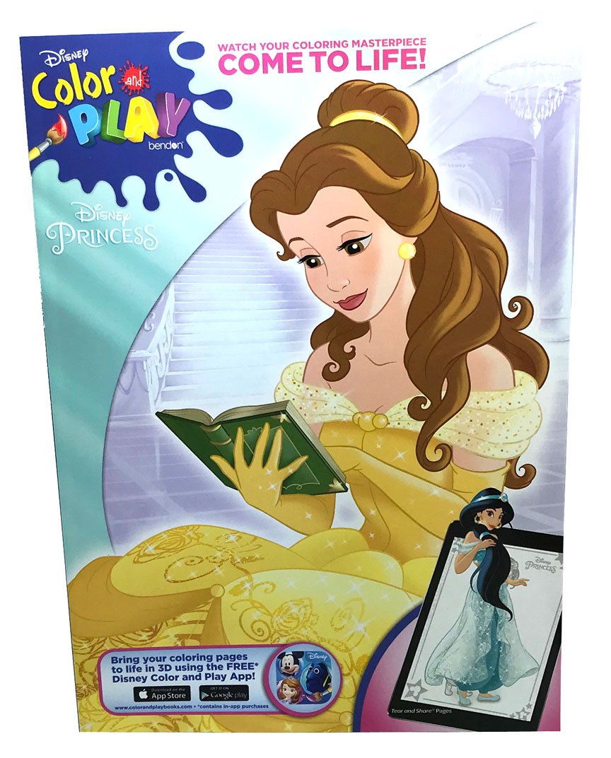 Princess Disney Come to Life! Color Play Book -96p