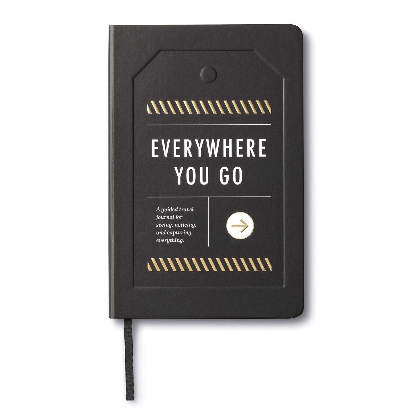 Everywhere You Go: A Guided Travel Journal with Prompts by Compendium