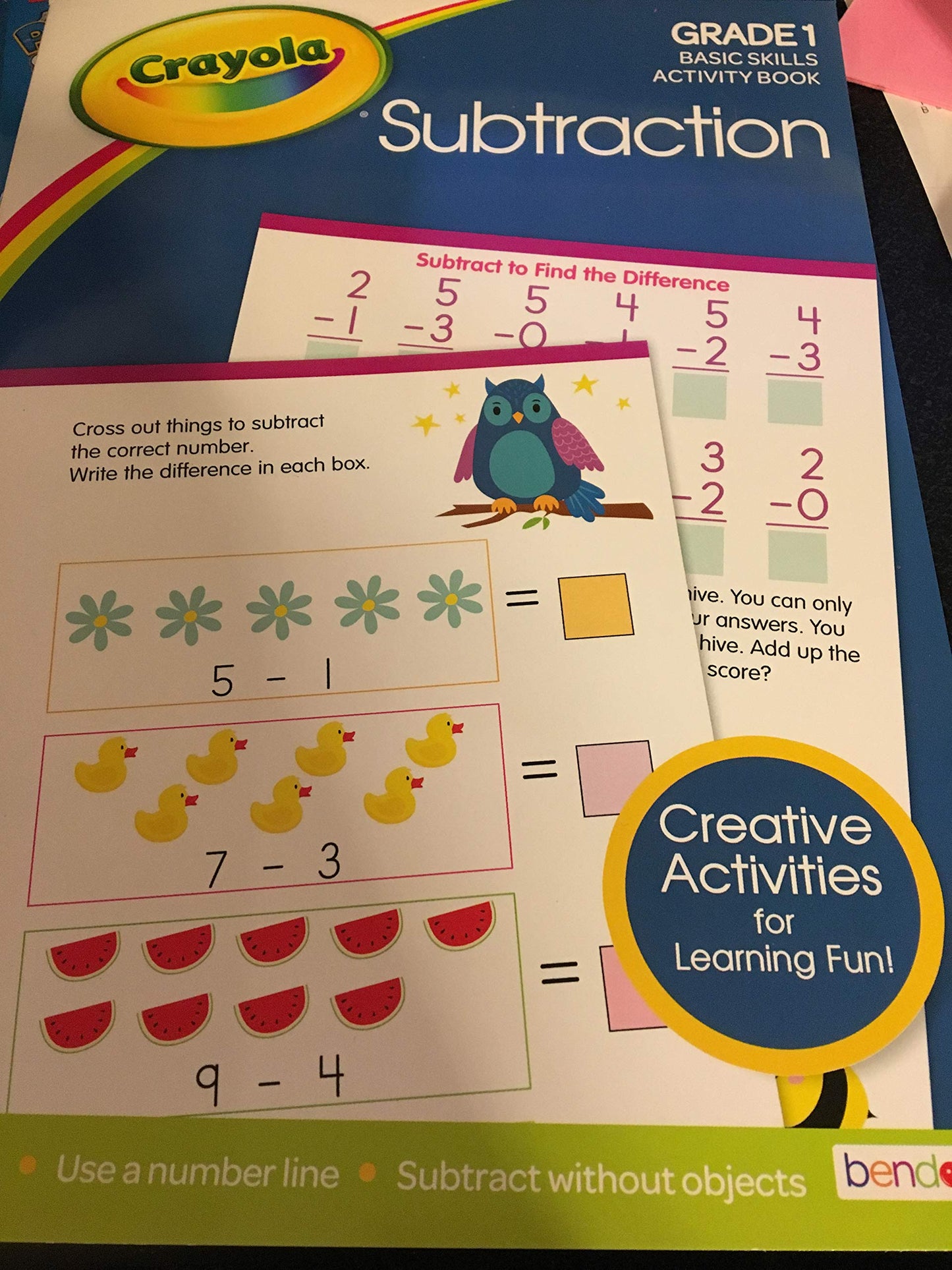 Grade 1 Basic Skills Activity Book - Subtraction