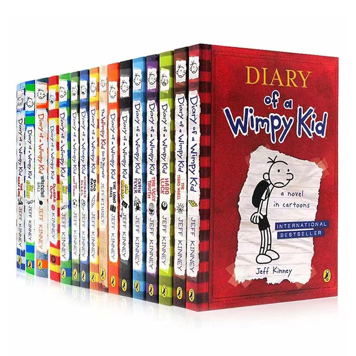 Diary of a Wimpy Kid 21 Books Series, Complete Collection 21 Books of Boxed Set, Gift Set for Boys Girls(20220205) - 5180