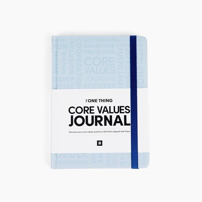 BestSelf Core Values Journal and Planner for Men and Women - 13-Week Guided Self-Reflection Journal to Discover Core Values - Shadow Work Journal, and Self-Improvement - 2734