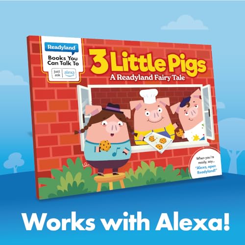 3 Little Pigs: A Readyland Fairy Tale (Readyland: an Alexa Interactive Book for Kids) -- a Must-Have Accessory for your Echo - 7908