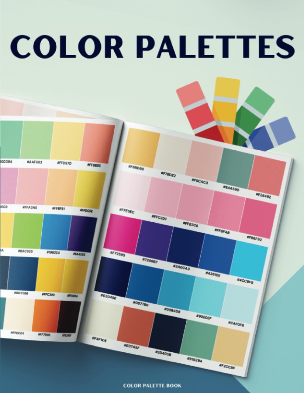 Color Palette Book: 205 Color Schemes, Inspiration for Graphic Designers, Illustrators and Artists, 975 Color Combinations. - 8248