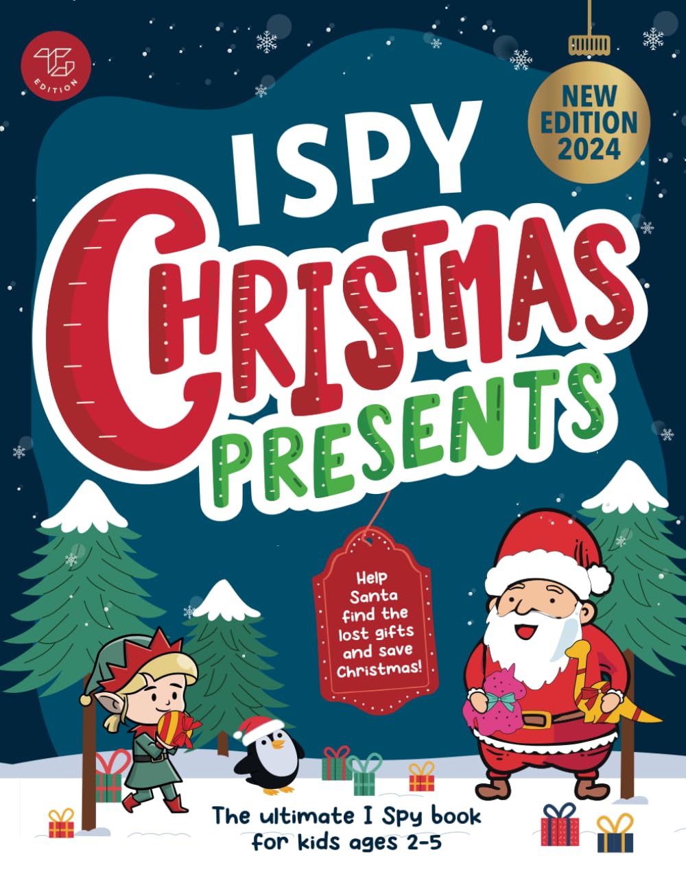 I Spy Christmas Presents: Help Santa find the lost gifts and save Christmas! The ultimate I Spy book for kids ages 2-5 (I Spy Books for Toddlers)