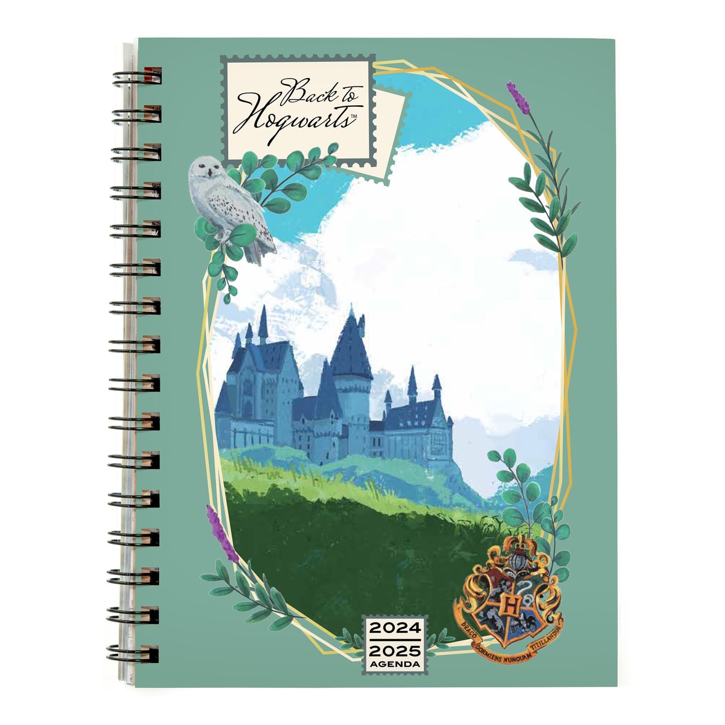 Conquest Journals Harry Potter Back to Hogwarts Student Agenda, July 2024 - June 2025, Spiral-Bound, Weekly & Monthly Calendar Spreads, Sticker Sheets, Back-to-School Supplies, Officially Licensed