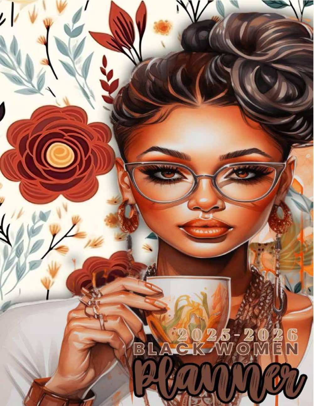 2025-2026 Black Women Planner: African American Calendar From January 2025 to December 2026 (24 Months) with US Federal Holidays & Inspirational Quotes.Large Size 8,5"x11" - 8925