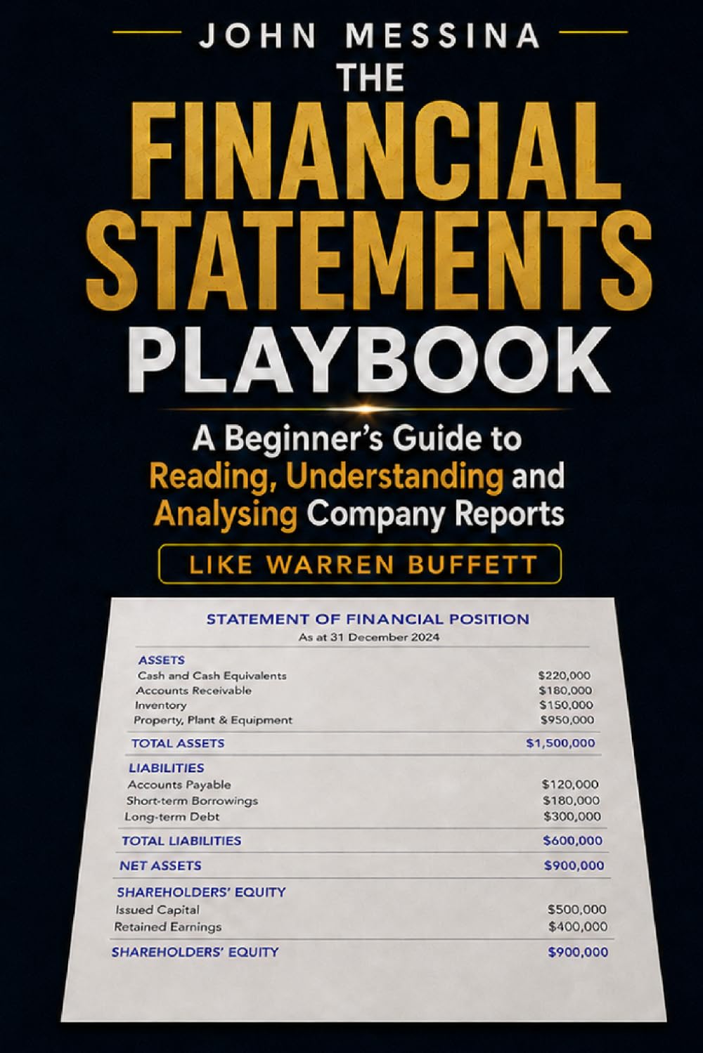 The Financial Statements Playbook: A Beginner’s Guide to Reading, Understanding and Analysing Company Reports like Warren Buffett (The Buffett-Inspired Investing Series)