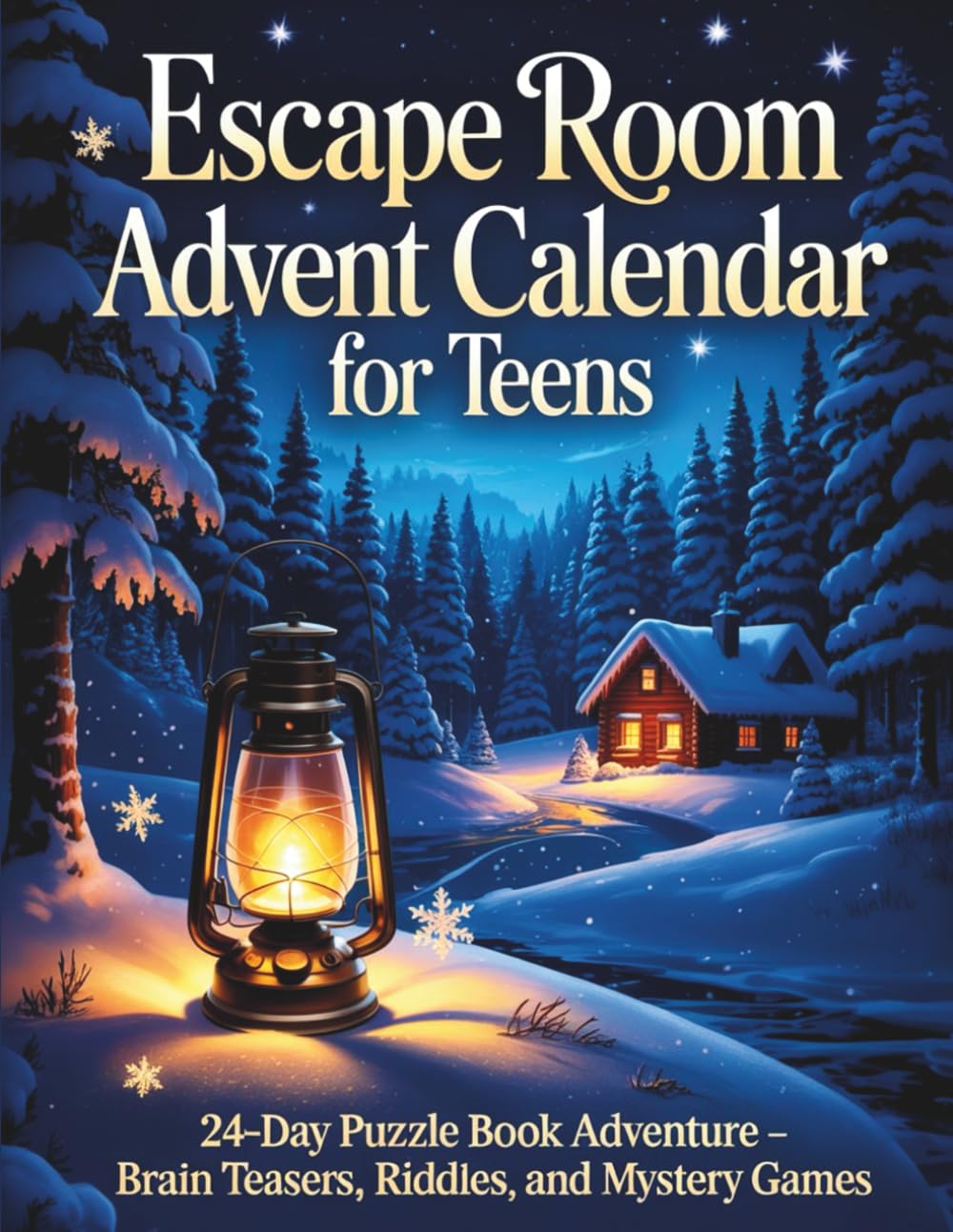 Escape Room Advent Calendar for Teens: 24-Day Puzzle Book Adventure — Brain Teasers, Riddles, and Mystery Games for Teen Boys & Girls (Holiday Gift Idea)