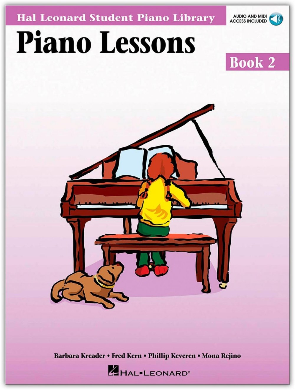 Piano Lessons Book 2 - Hal Leonard Student Piano Library Book/Online Audio - 5600