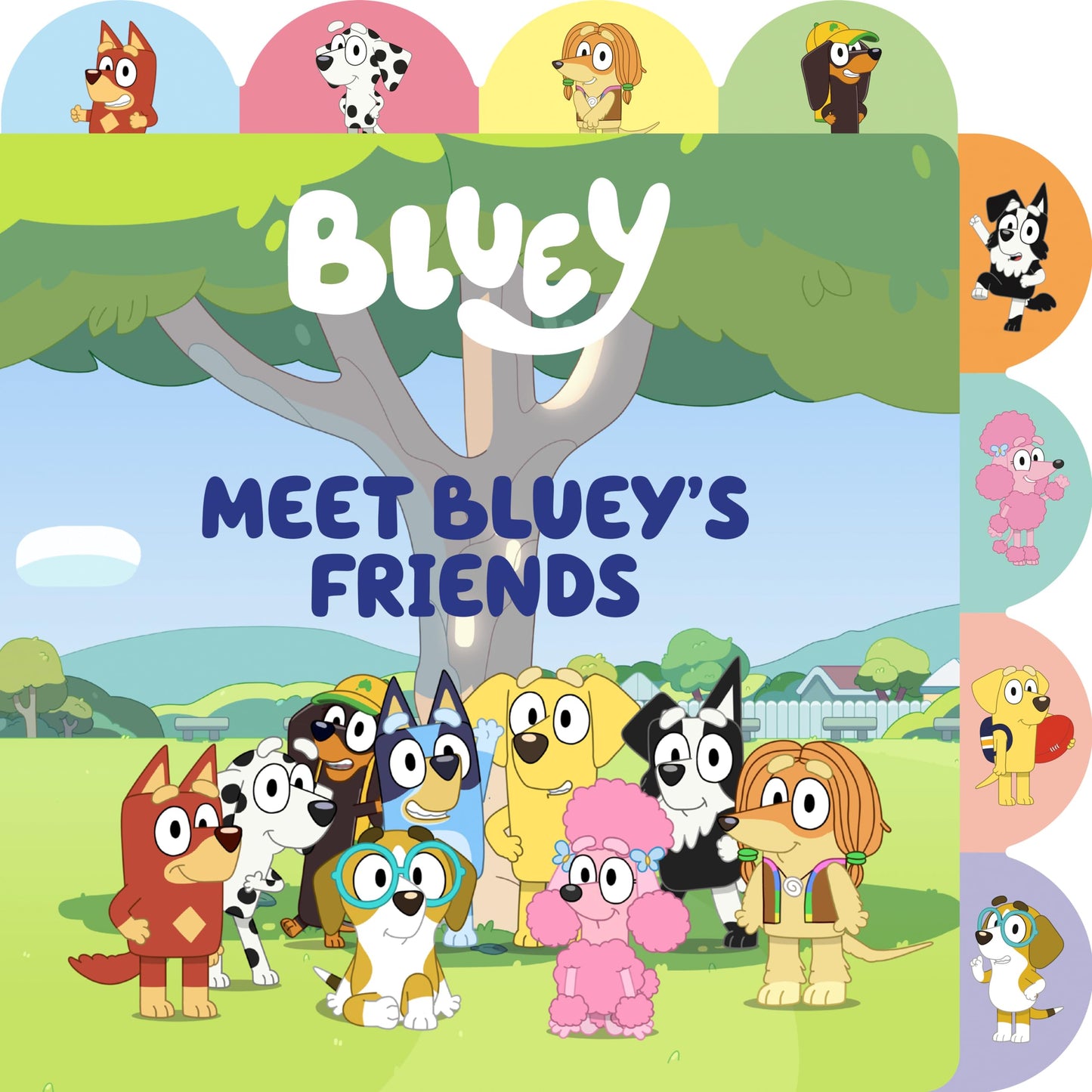 Meet Bluey's Friends: A Tabbed Board Book - 4493