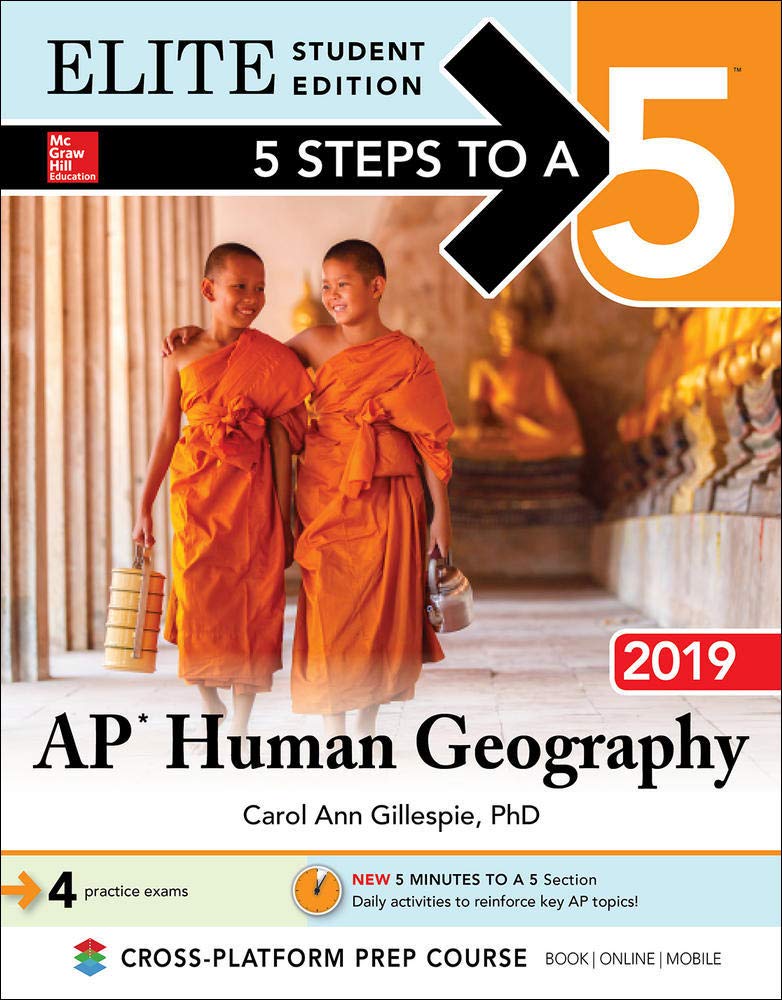 5 Steps to a 5: AP Human Geography 2019 Elite Student Edition - 5681