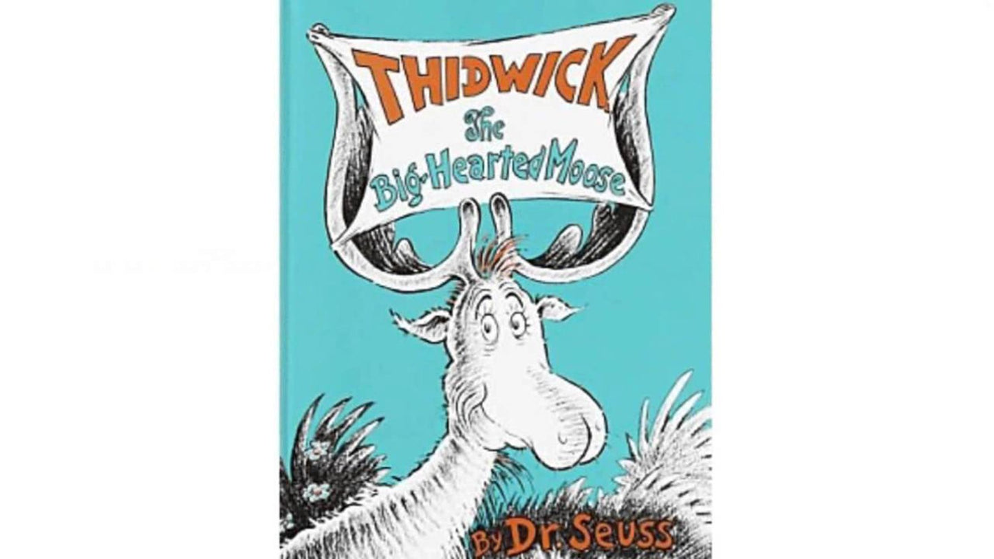 Thidwick the Big-Hearted Moose (Classic Seuss) with Thidwick the Big-Hearted Moose Plush Toy - 3503