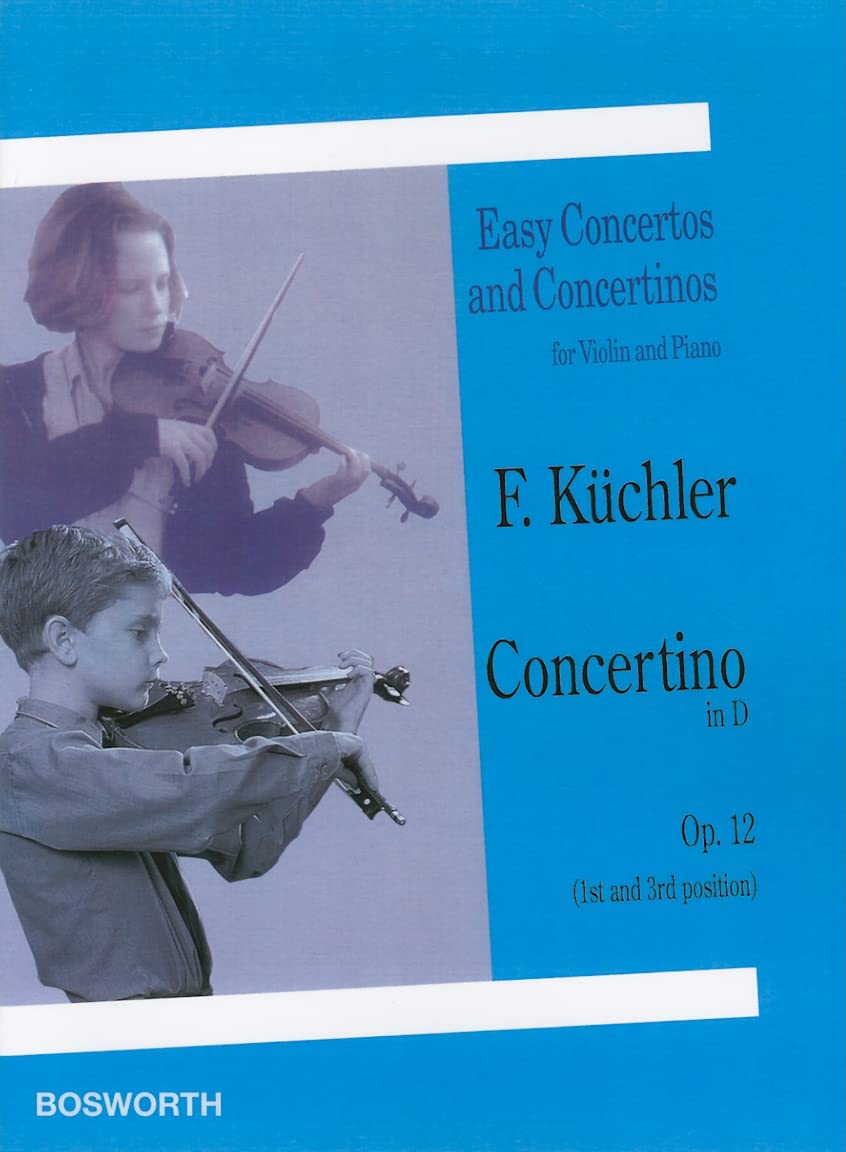 Concertino in D, Op. 12 (1st and 3rd position): Easy Concertos and Concertinos Series for Violin and Piano (Easy Concertos and Concertinos for Violin and Piano) - 8310