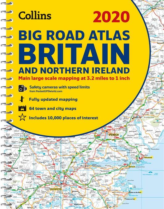 2020 Collins Big Road Atlas Britain and Northern Ireland - 9100