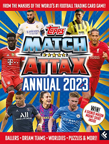 Match Attax Annual 2023: The Match Attax Annual 2023 is the ultimate companion to the thrilling world of football. Featuring facts, stats, activities and puzzles from the game’s superstars. - 3426