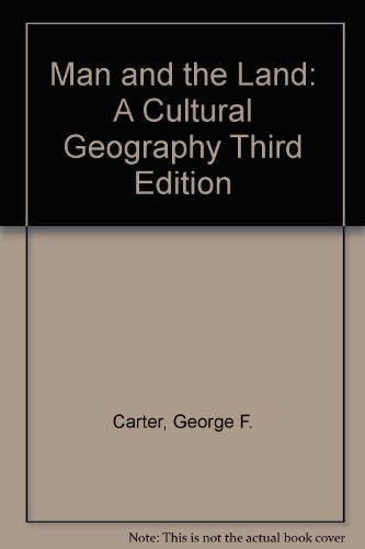 Man and the land,: A cultural geography
