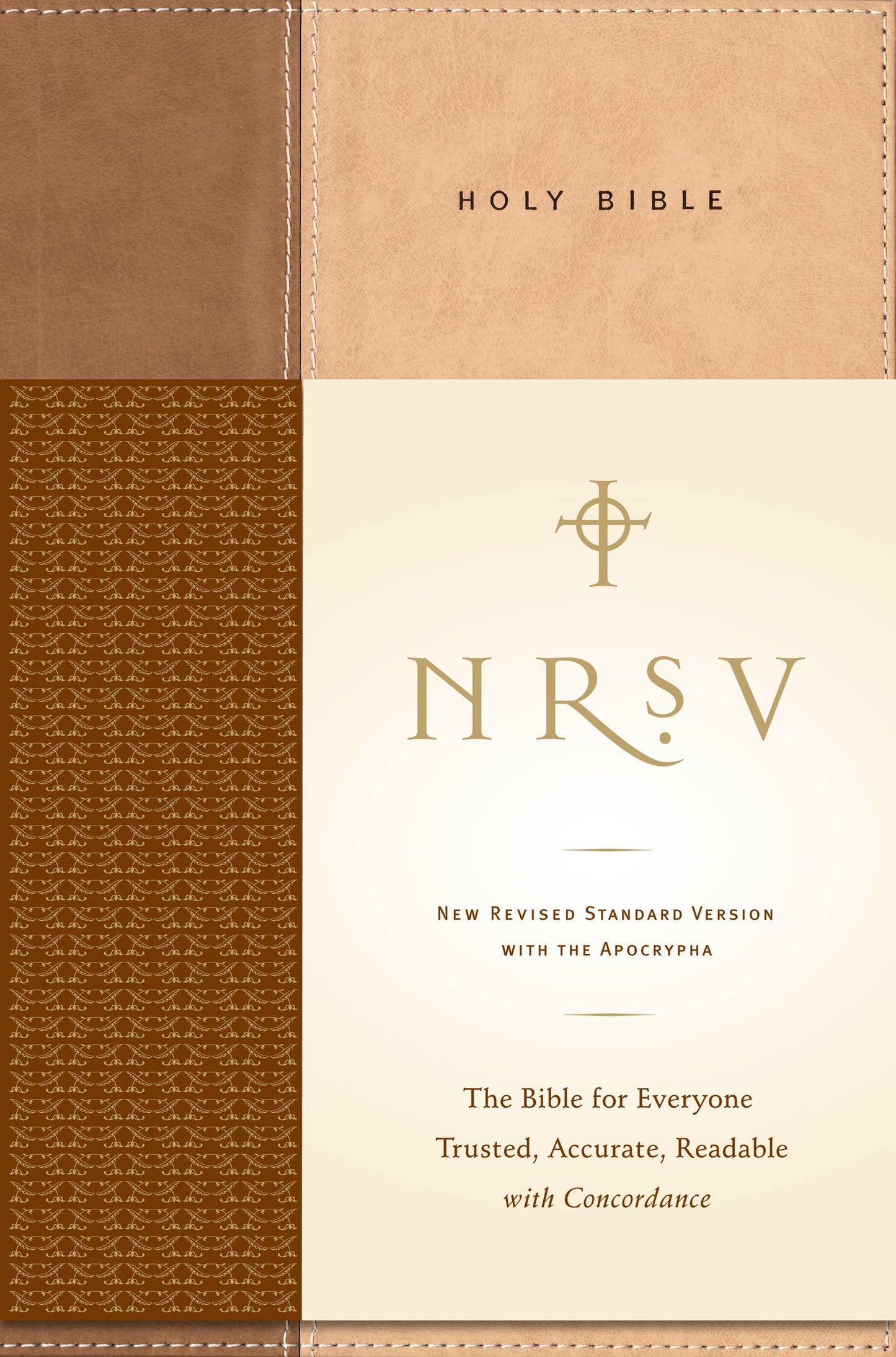 NRSV, Standard Bible with Apocrypha, Hardcover, Tan/Brown: The Bible for Everyone: Trusted, Accurate, Readable