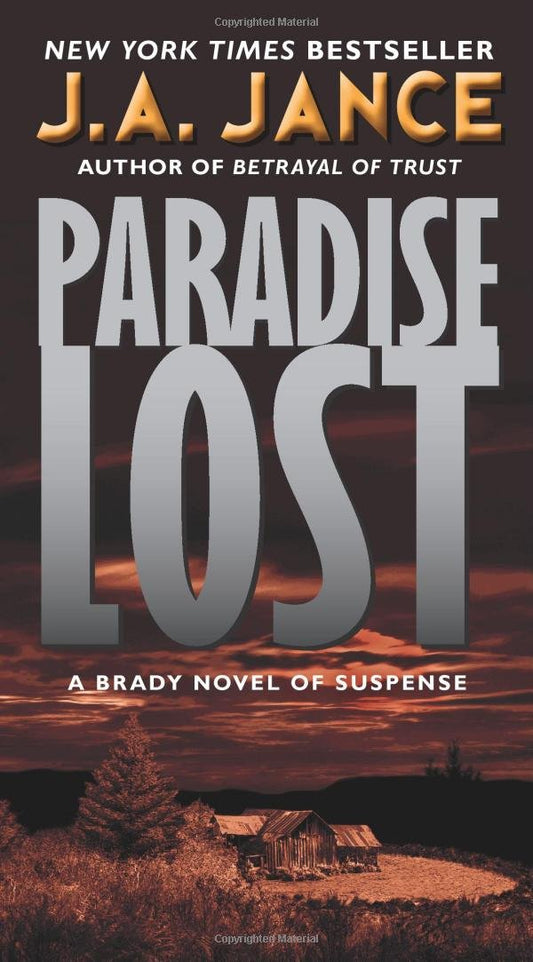 Paradise Lost: A Brady Novel of Suspense (Joanna Brady Mysteries, 9) - 9791