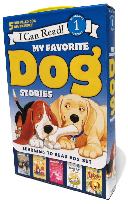 My Favorite Dog Stories: Learning to Read Box Set: A Box of 5 Favorite Dog Books for Beginning Readers (I Can Read Level 1) - 7790