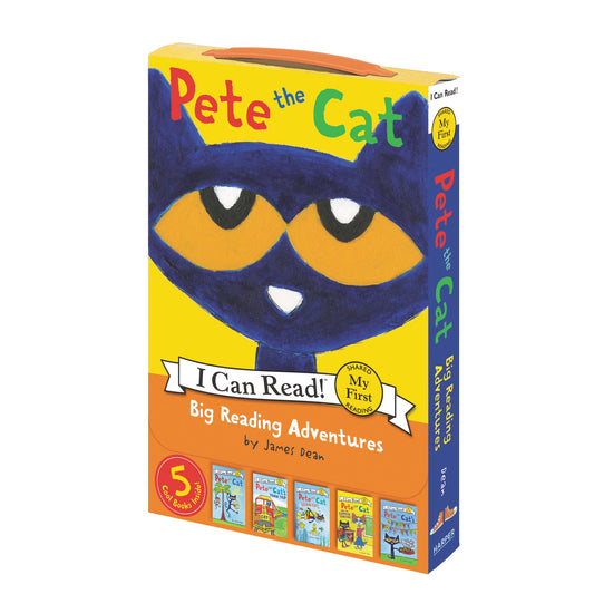 Pete the Cat: Big Reading Adventures: A Box of 5 Groovy Books (My First I Can Read)
