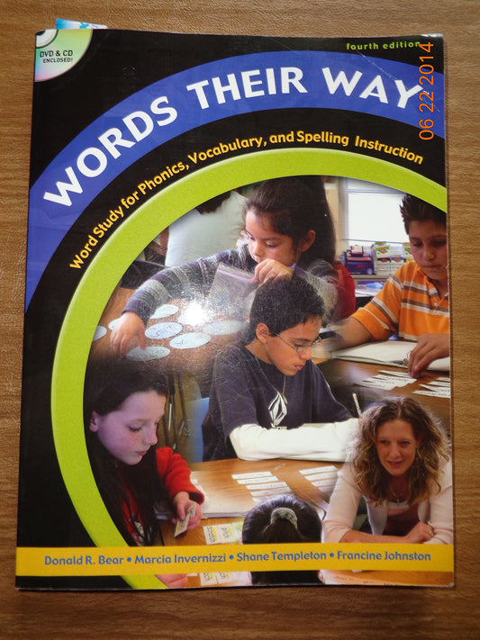 Words Their Way: Word Study for Phonics, Vocabulary, and Spelling Instruction, 4th Edition (Book, CD & DVD) - 2839