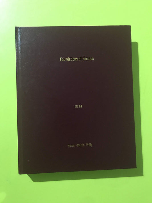 Foundations of Finance (Pearson Series in Finance) - 5756