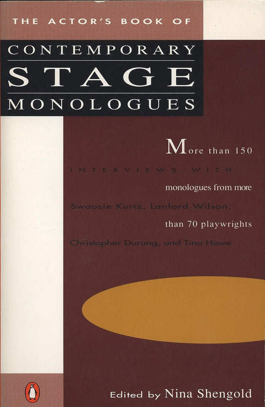 The Actor's Book of Contemporary Stage Monologues: More Than 150 Monologues from More Than 70 Playwrights - 4731