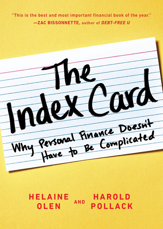 The Index Card: Why Personal Finance Doesn't Have to Be Complicated - 9339