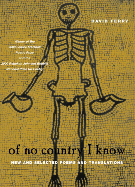 Of No Country I Know: New and Selected Poems and Translations (Phoenix Poets) - 9854