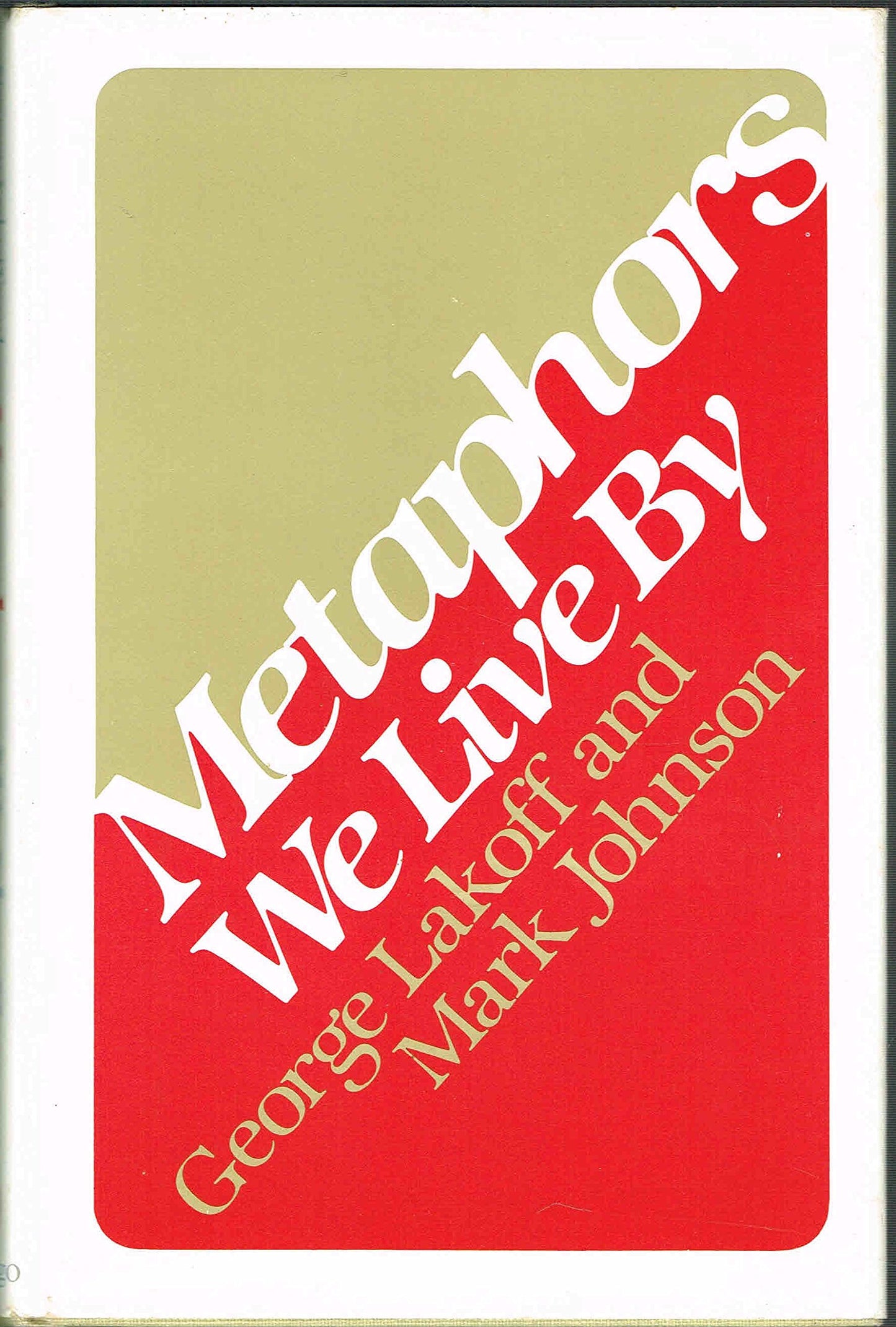 Metaphors We Live By