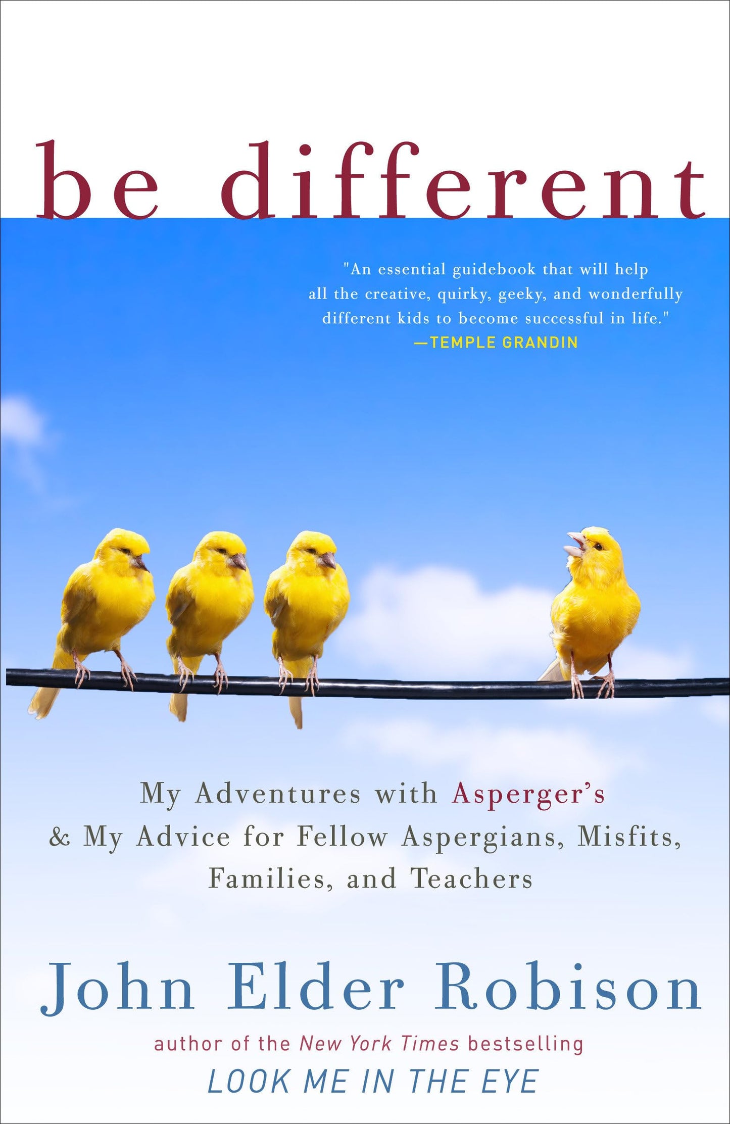 Be Different: My Adventures with Asperger's and My Advice for Fellow Aspergians, Misfits, Families, and Teachers - 4821