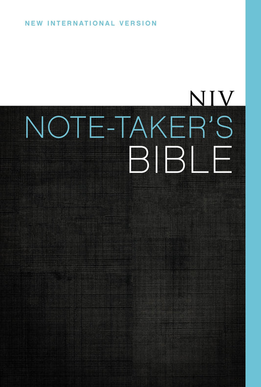 NIV, Note-Taker's Bible, Hardcover