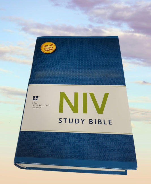 NIV Study Bible, Hardcover, Red Letter Edition - 3853