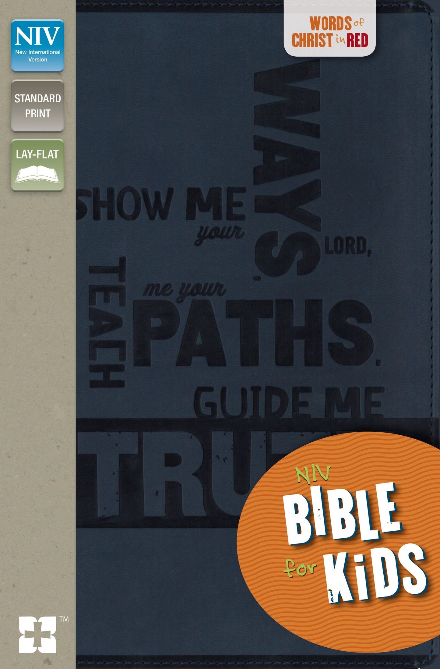 NIV, Bible for Kids, Leathersoft, Navy, Red Letter