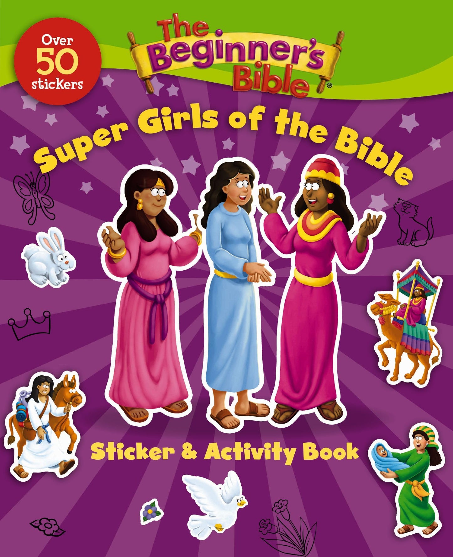 The Beginner's Bible Super Girls of the Bible Sticker and Activity Book - 3289