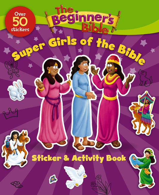 The Beginner's Bible Super Girls of the Bible Sticker and Activity Book - 3289