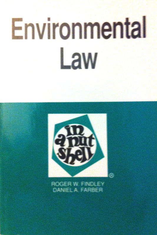 Environmental law in a nutshell (West Nutshell series)