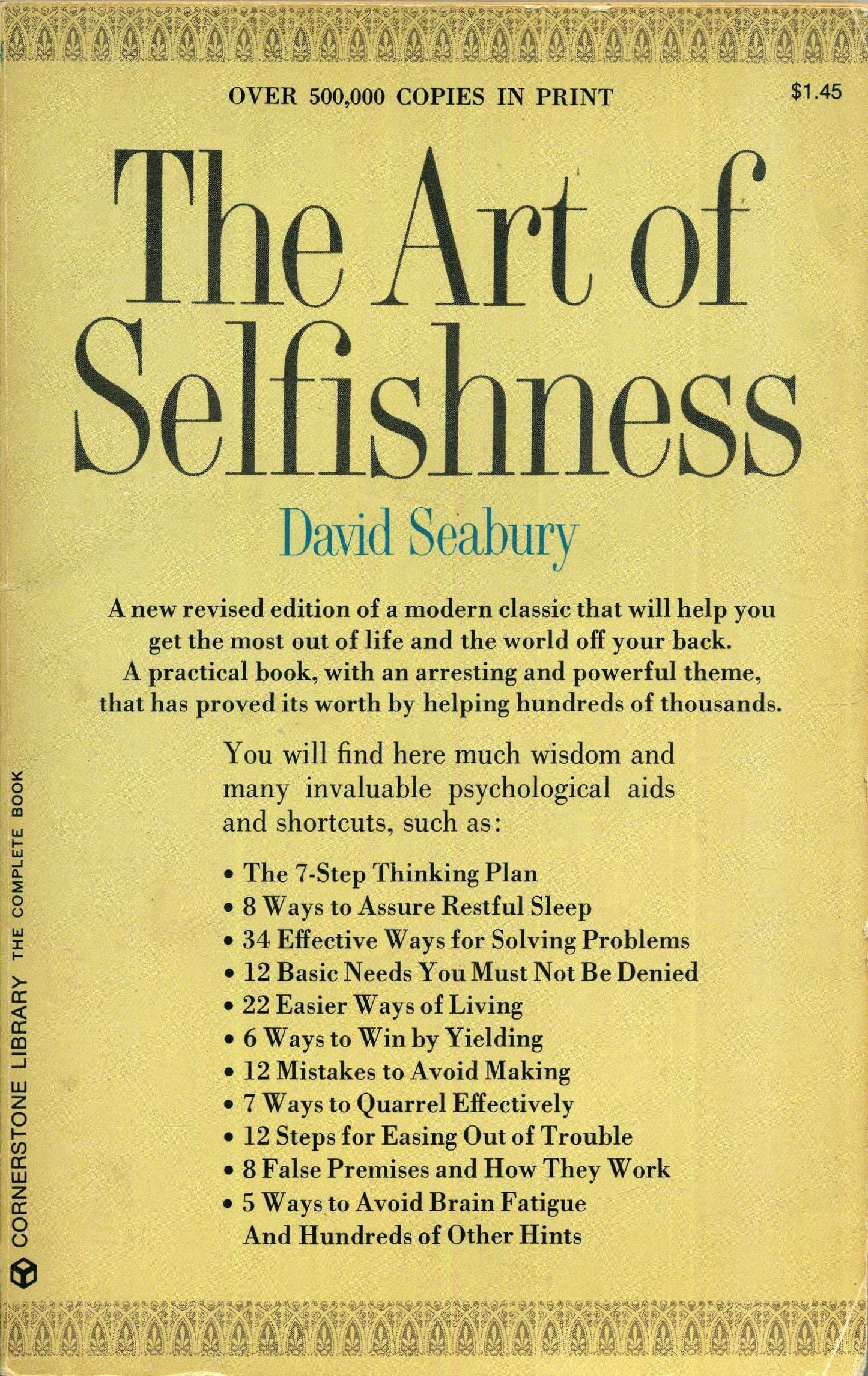 The Art of Selfishness