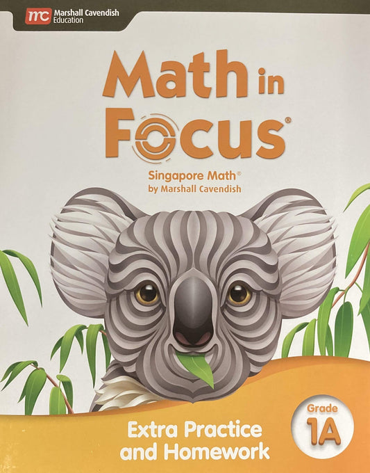 Extra Practice and Homework Volume A Grade 1 (Math in Focus) - 5795