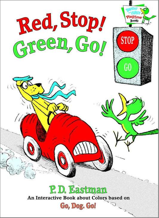 Red, Stop! Green, Go!: An Interactive Book of Colors (Bright & Early Playtime Books) - 7332