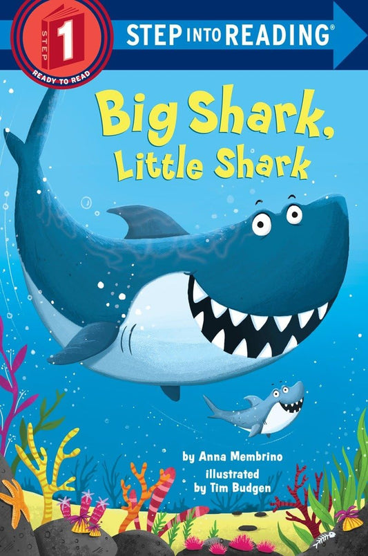 Big Shark, Little Shark (Step into Reading) - 6887