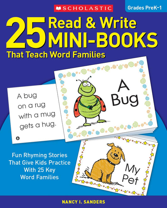 25 Read and Write Mini-Books That Teach Word Families - 3508