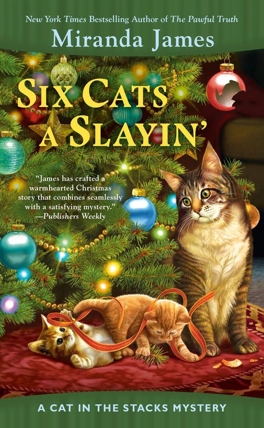 Six Cats a Slayin' (Cat in the Stacks Mystery) - 3995