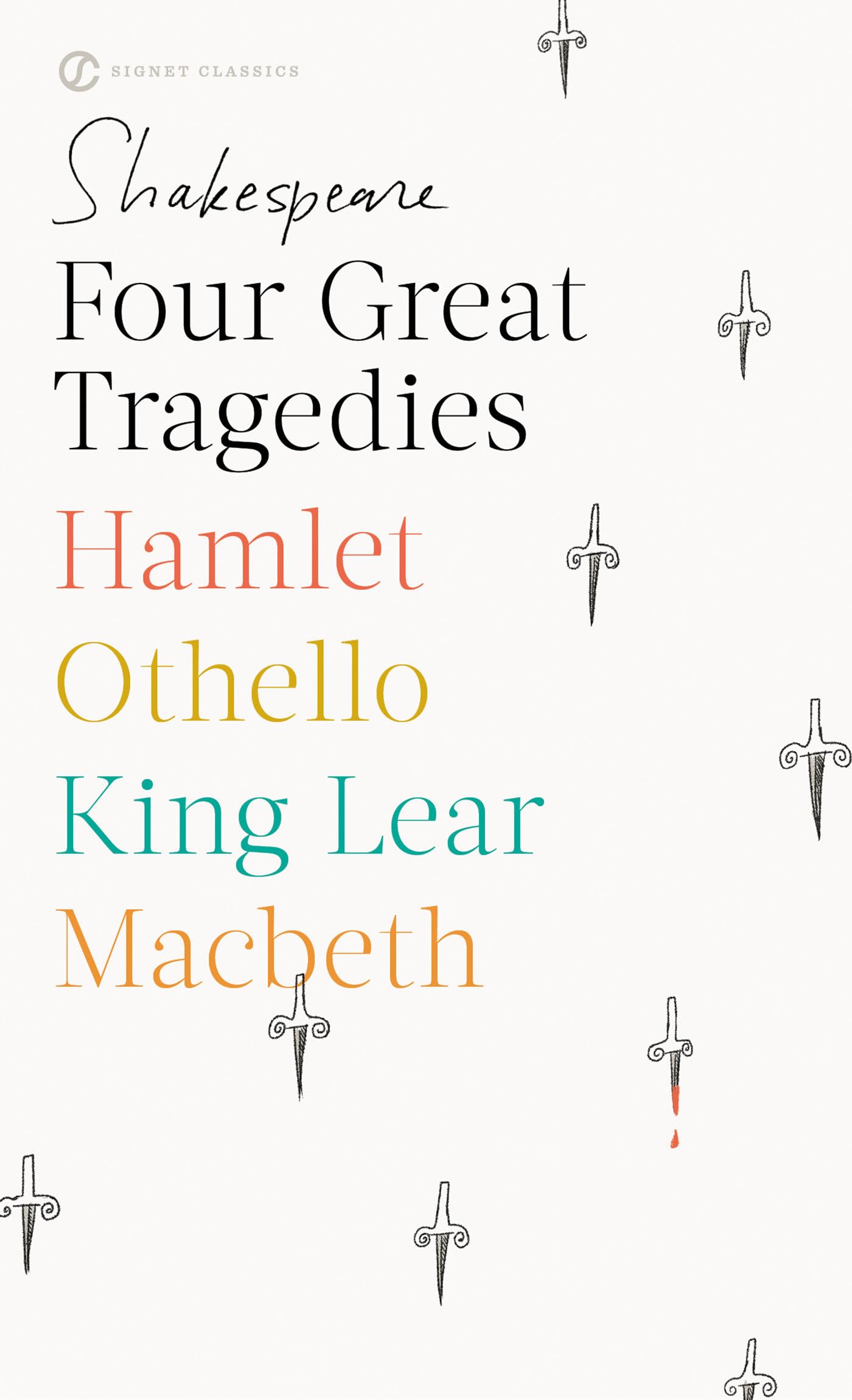 Four Great Tragedies: Hamlet, Othello, King Lear, Macbeth (Signet Classics) - 7103