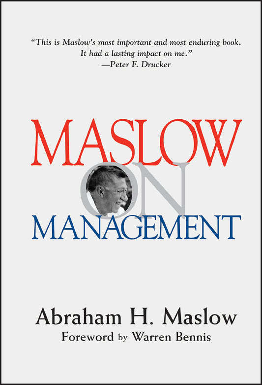 Maslow on Management - 8275