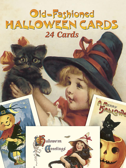 Old-Fashioned Halloween Cards: 24 Cards (Dover Postcards) - 7084